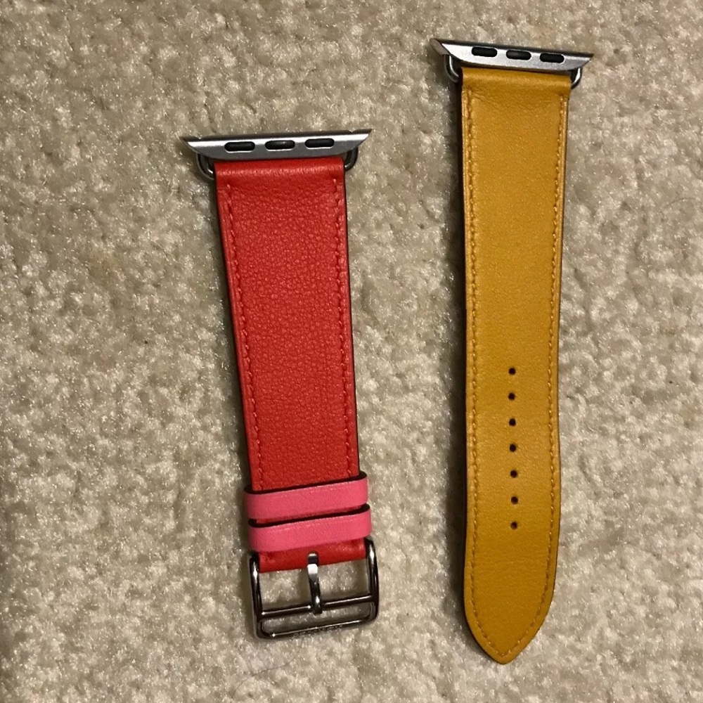 Hermes Apple Watch strap 42 44 size nwot